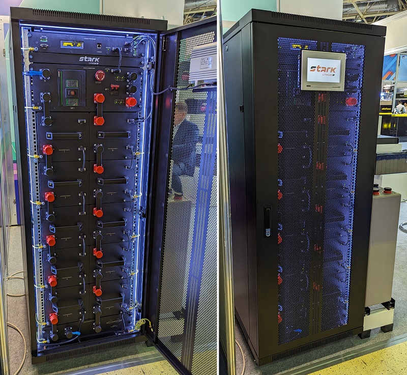 STARK LITHIUM HIGH POWER: шкаф в закрытом и открытом виде